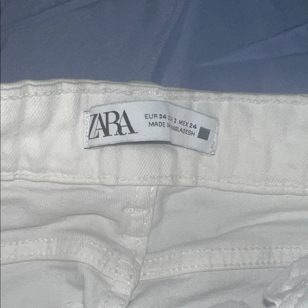 Women's Zara White Jeans